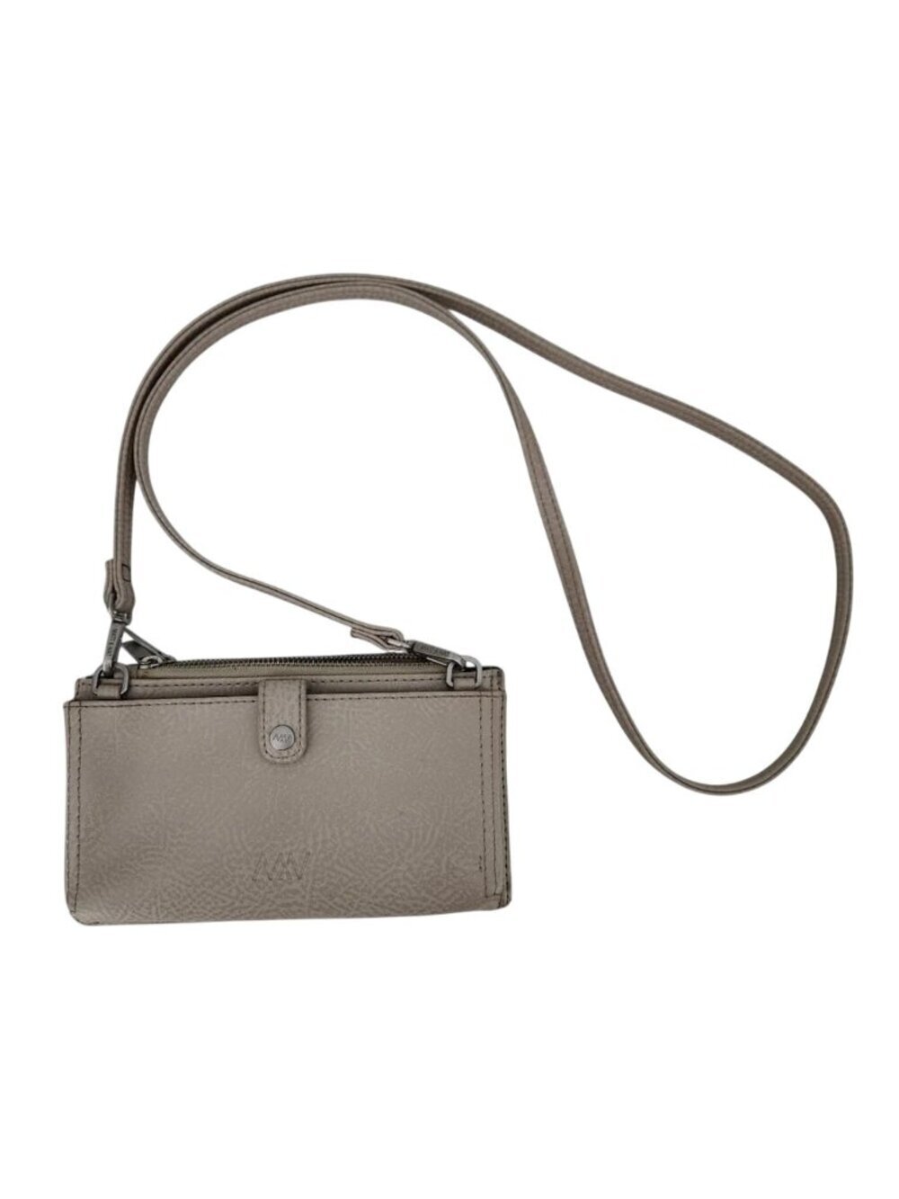 MATT & NAT taupe crossbody wallet bag vegan leather